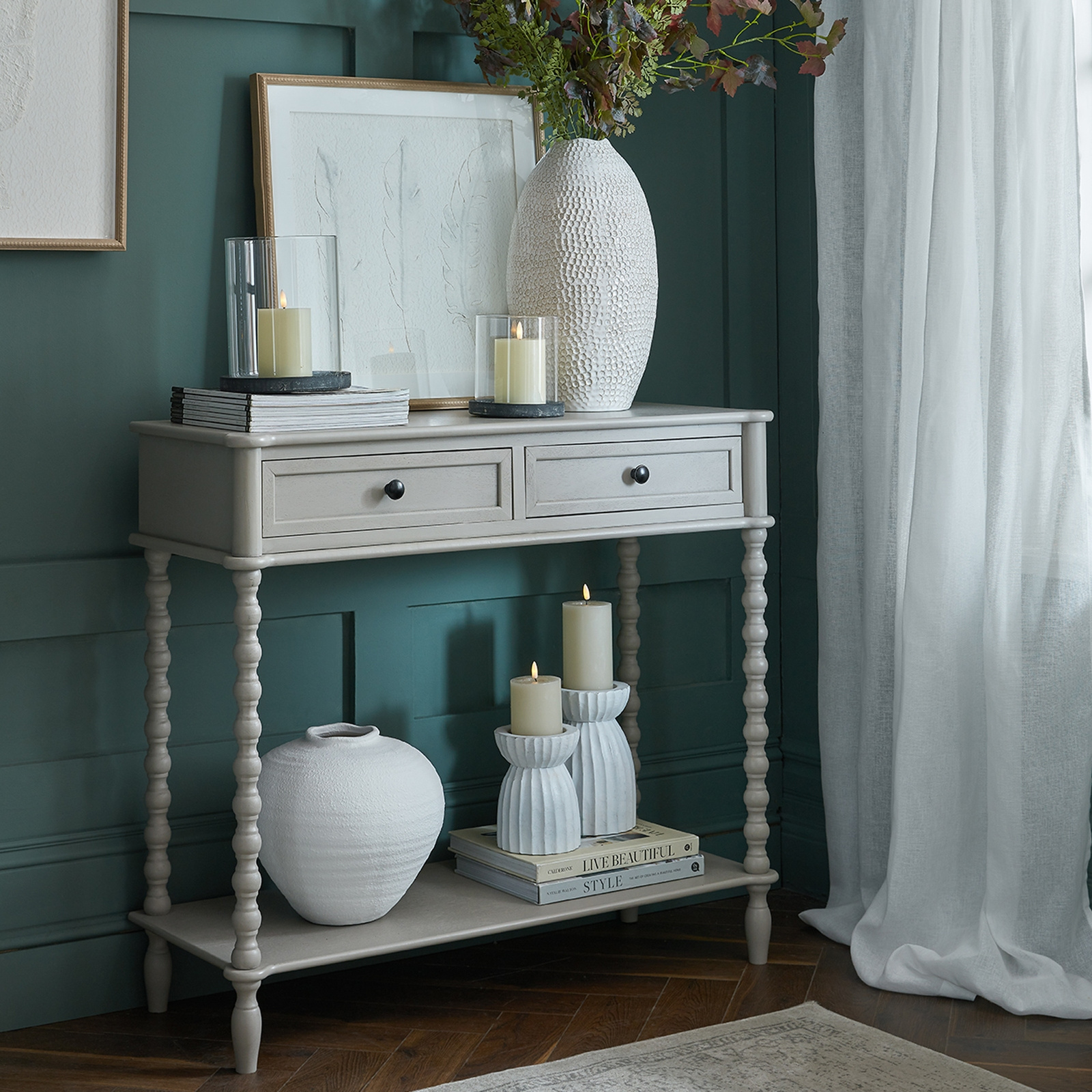 The Camden Collection Two-Drawer Console Table