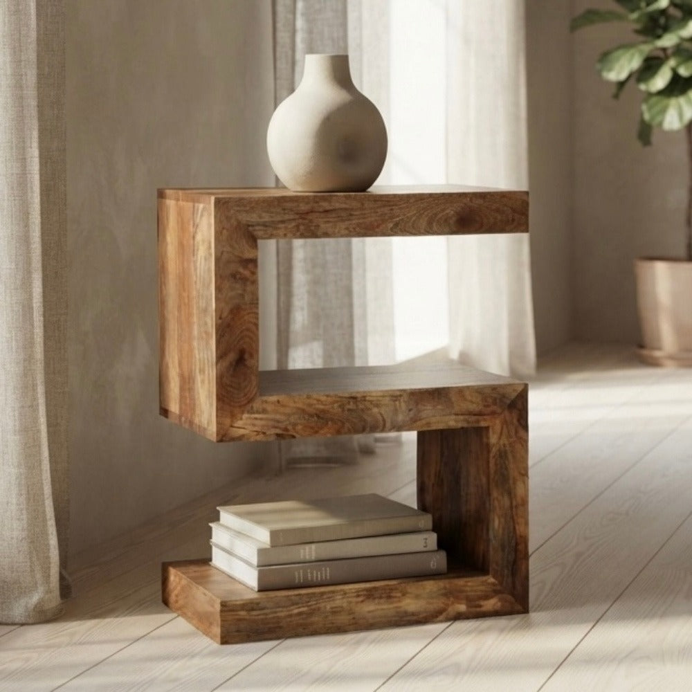 Dakota S Shaped Side Table