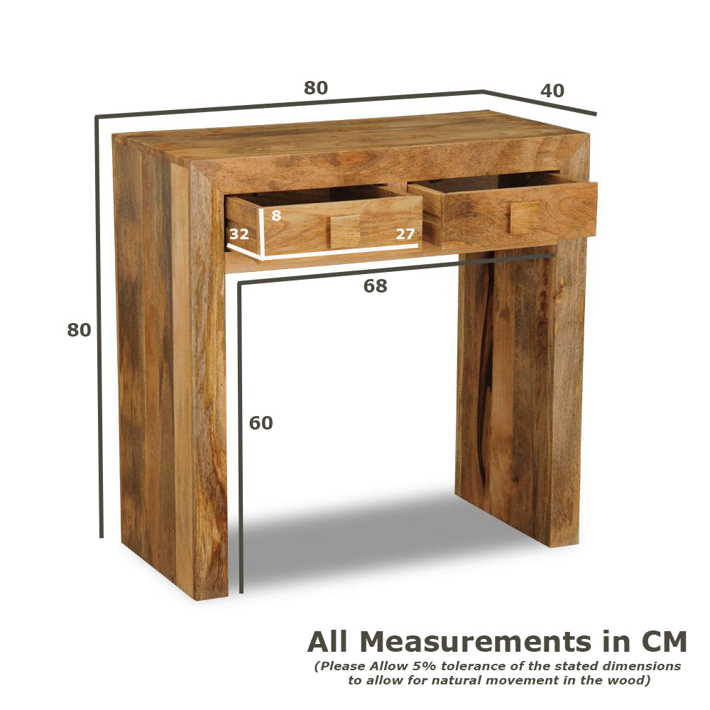 Dakota Console Table, 80cm