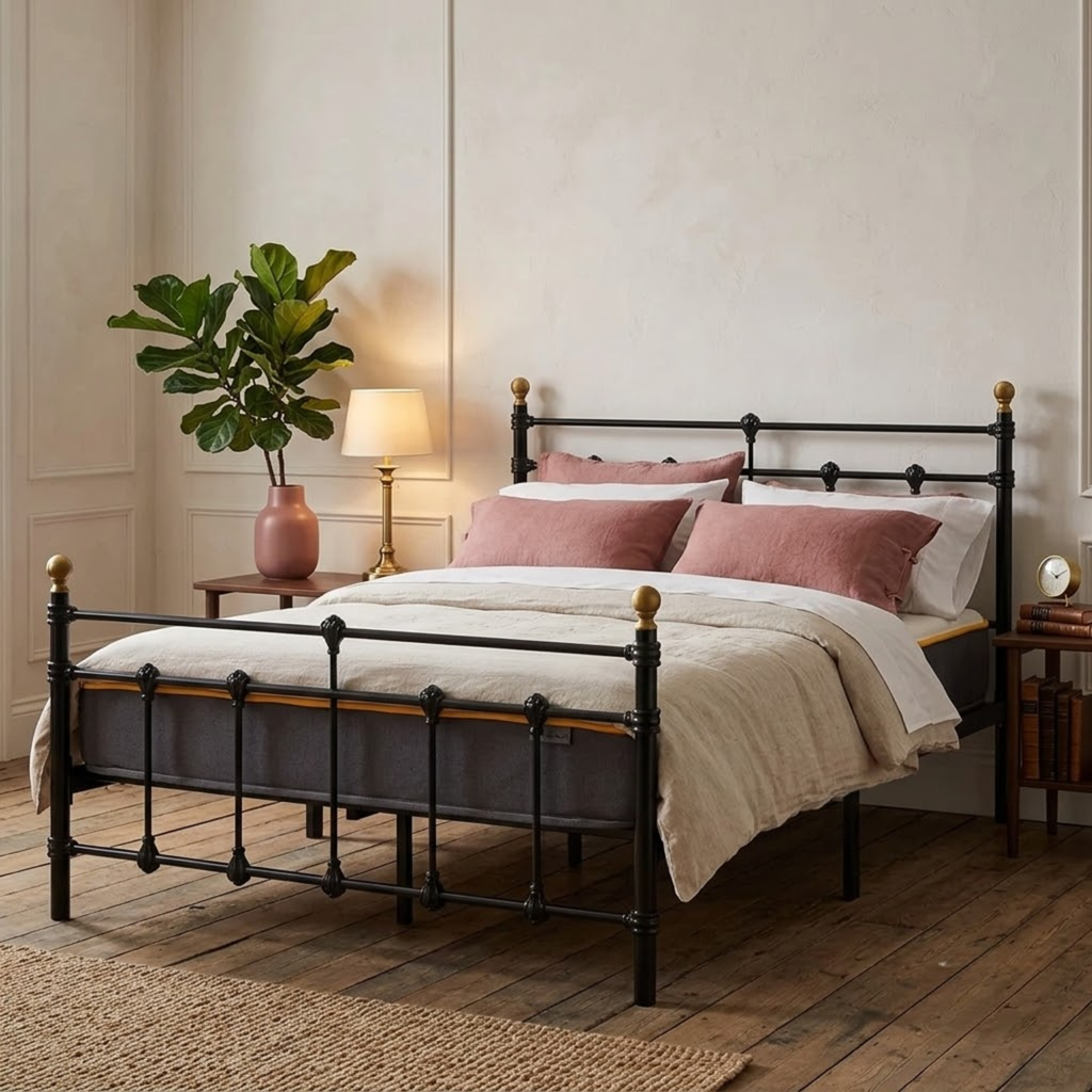 135cm Atlas Bed Black
