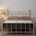 135cm Atlas Bed Cream