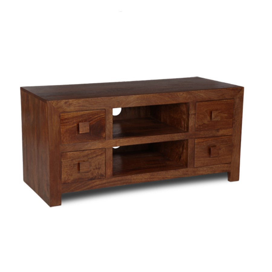 Dakota 4 Drawer Media Unit, 115cm