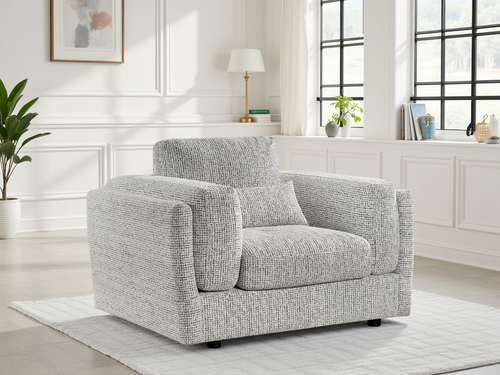 Beehive Bari Fabric Armchair in Grey