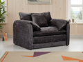 Solaya Sofa Black Armchair