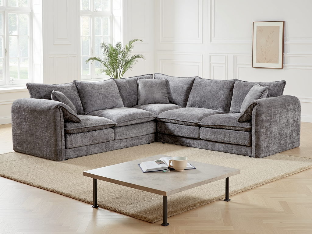 Solaya Sofa Grey Large Corner