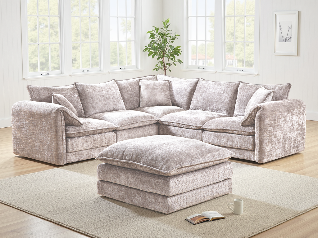 Solaya Sofa Beige Large Corner