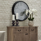 Hill Interiors Large Stone Potted Orchid with Roots