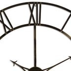 Large Antique Brass Skeleton Clock