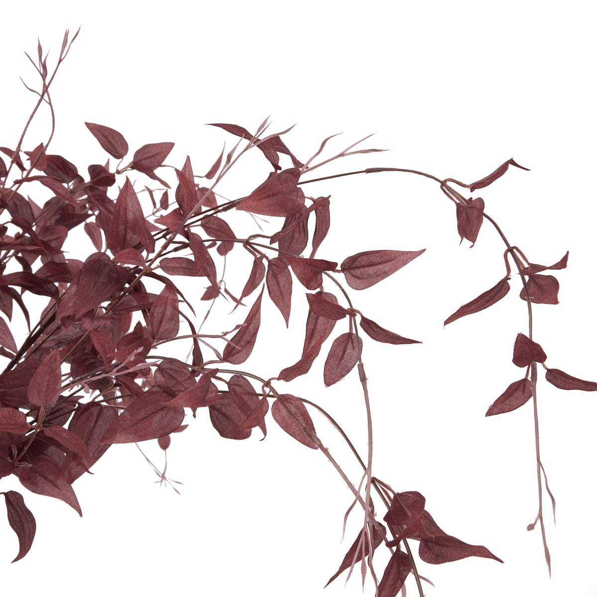 Hill Interiors Ornamental Burgundy Leaf