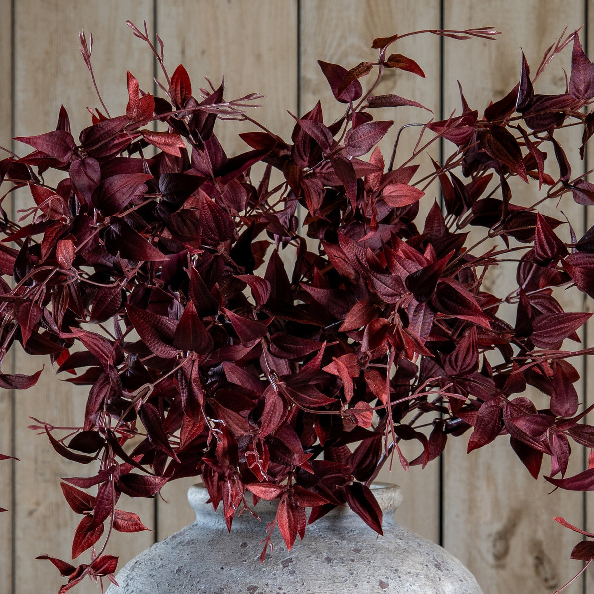 Hill Interiors Ornamental Burgundy Leaf