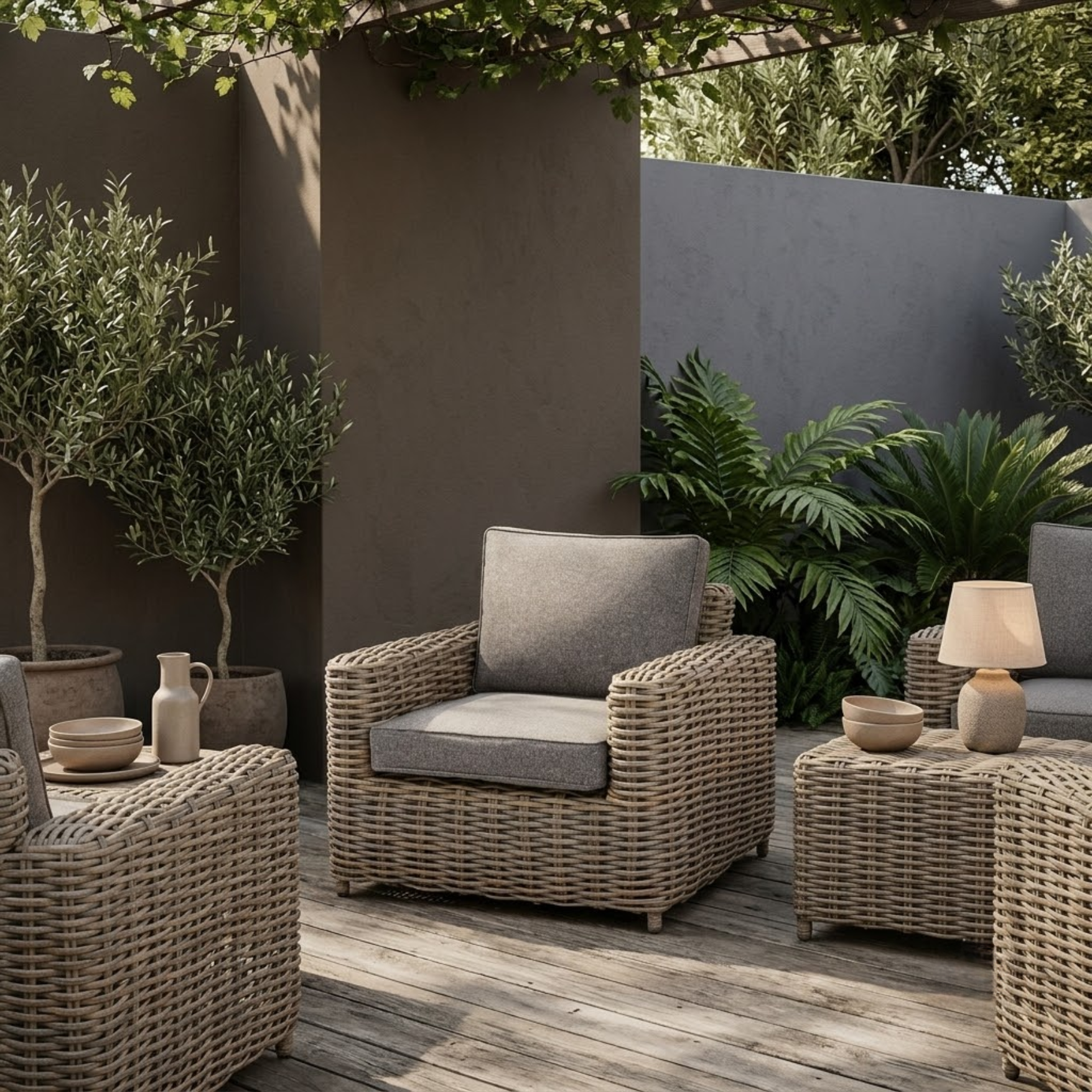 Amalfi Outdoor Five Seater Set