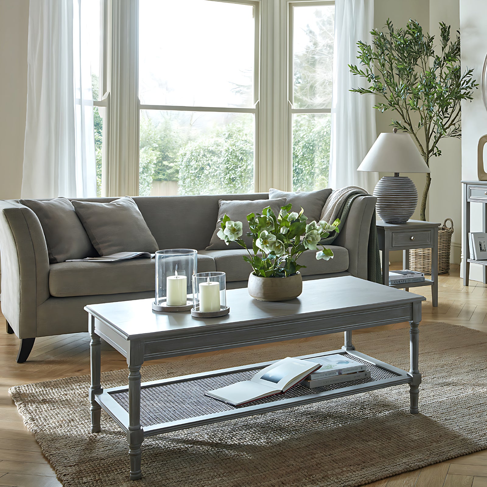 Serene One Drawer Side Table