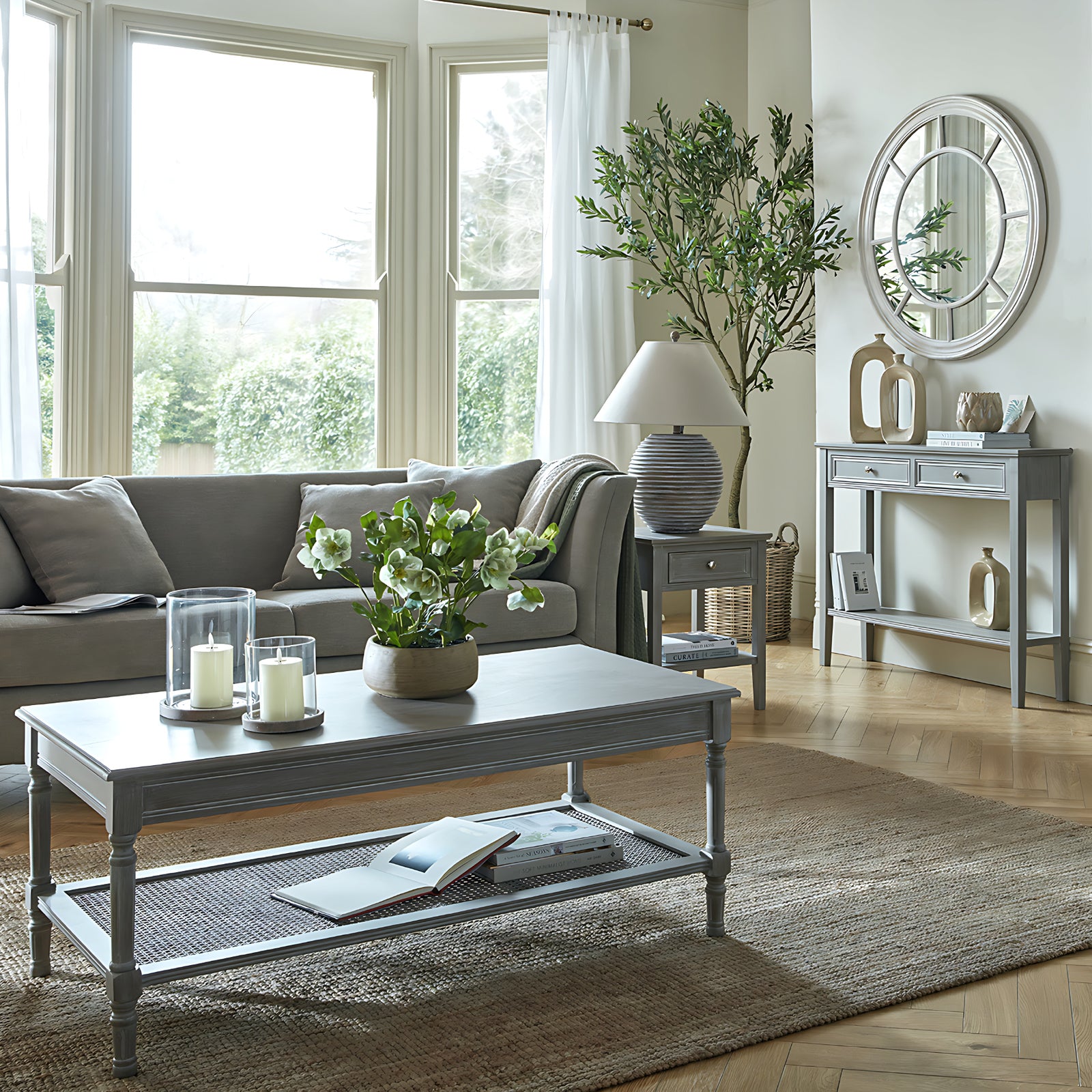 Serene Two Drawer Console Table