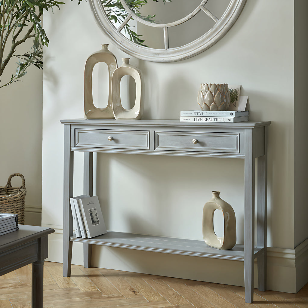 Serene Two Drawer Console Table