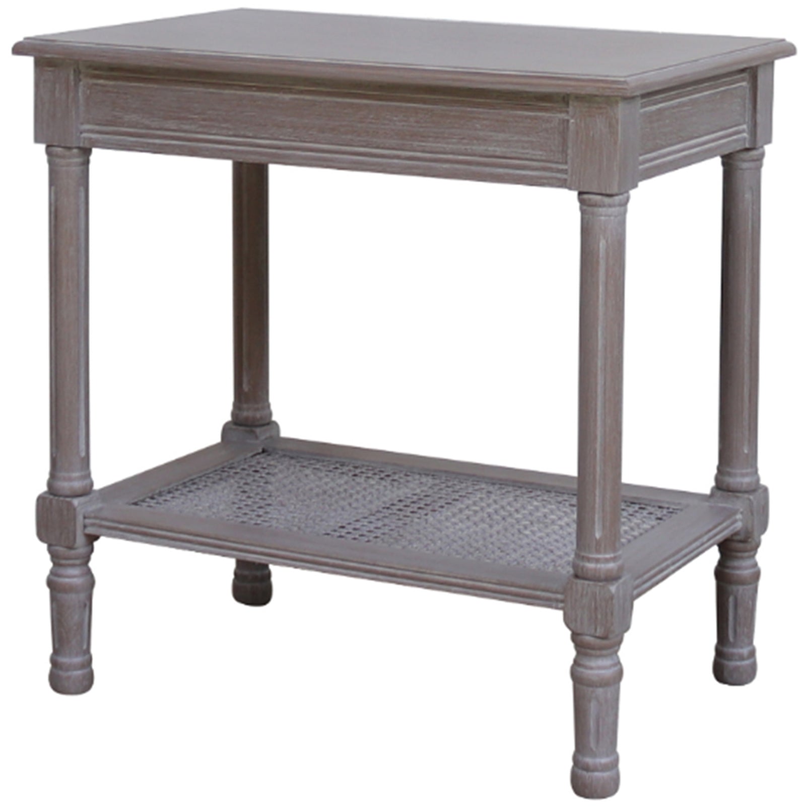 Serene Rattan Side Table