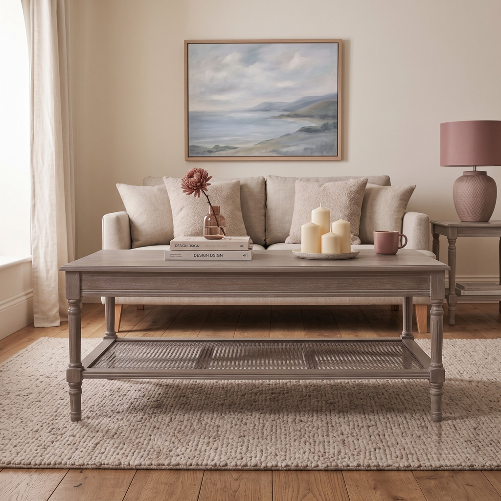 Serene Rattan Coffee Table