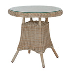 Amalfi Outdoor Bistro Table With Wood Top