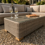 Capri Outdoor Large Corner And Coffee Table Set
