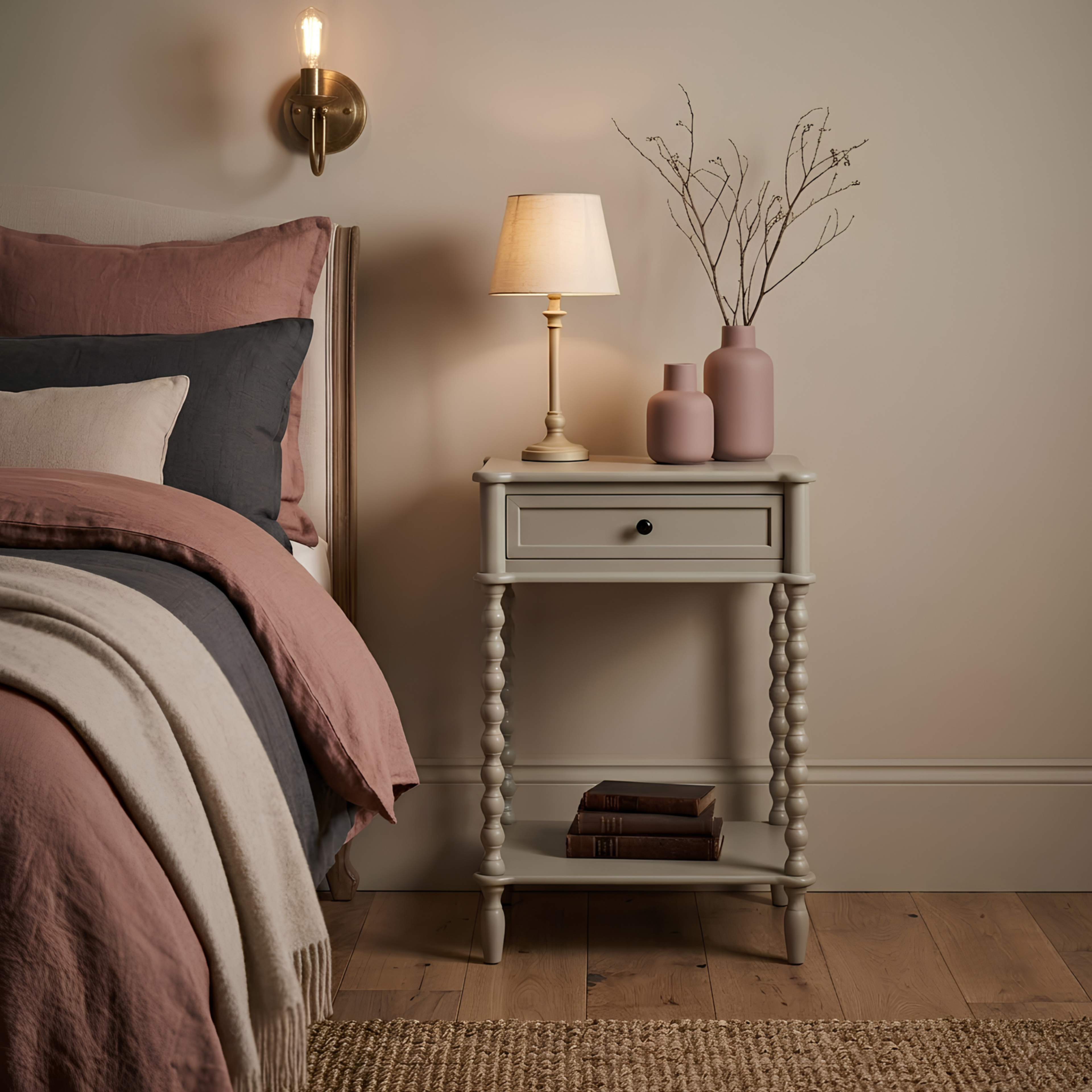 Camden One Drawer Side Table