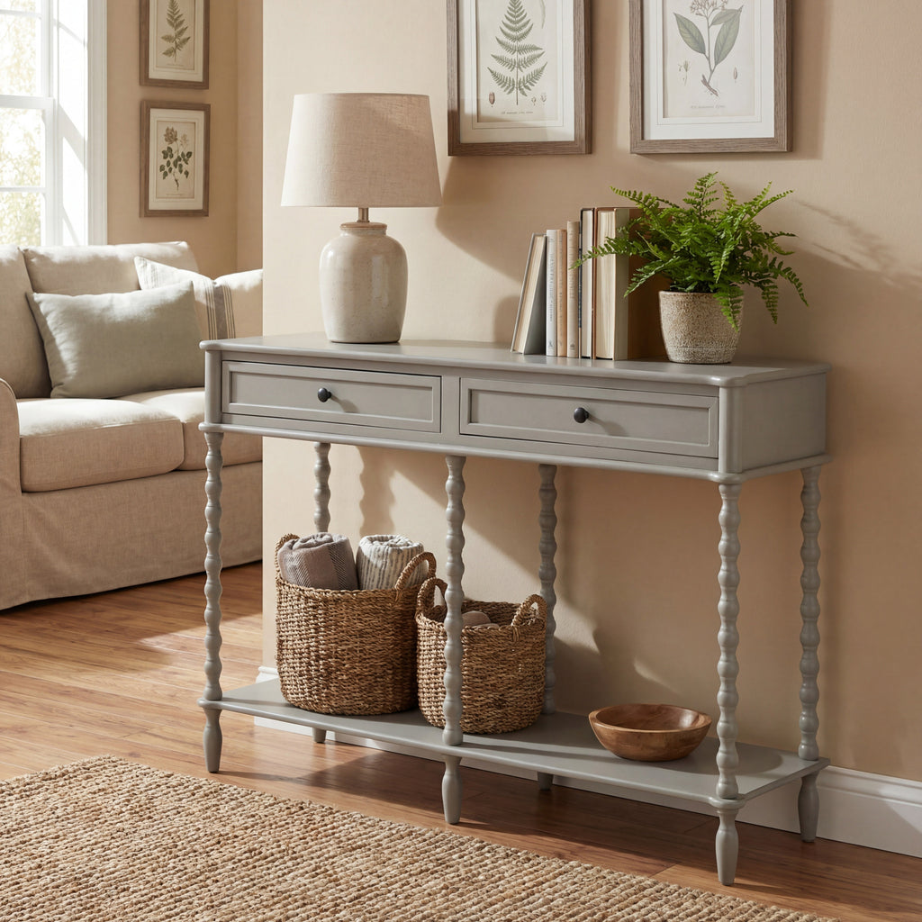Camden Large Two Drawer Console Table