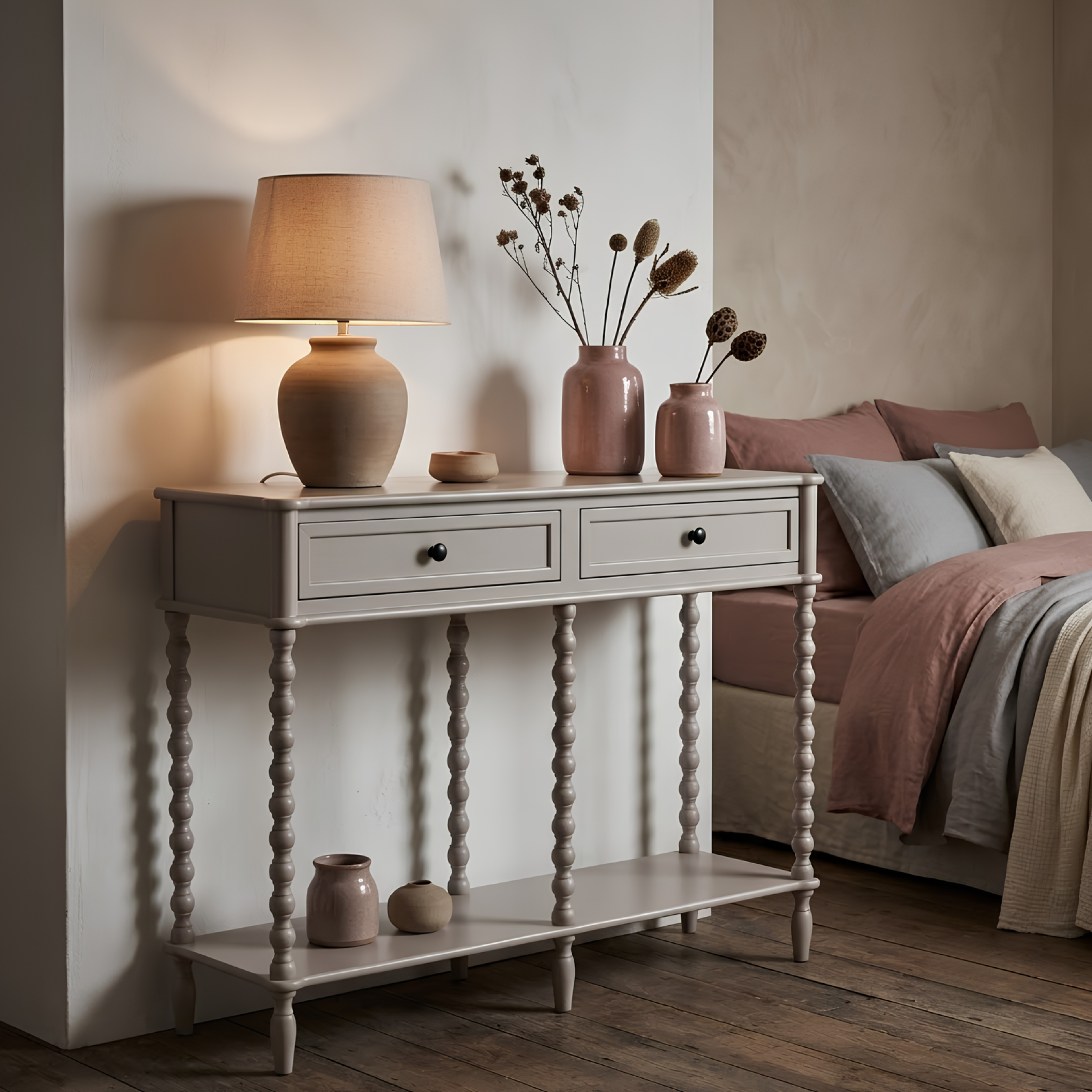 Camden Large Two Drawer Console Table