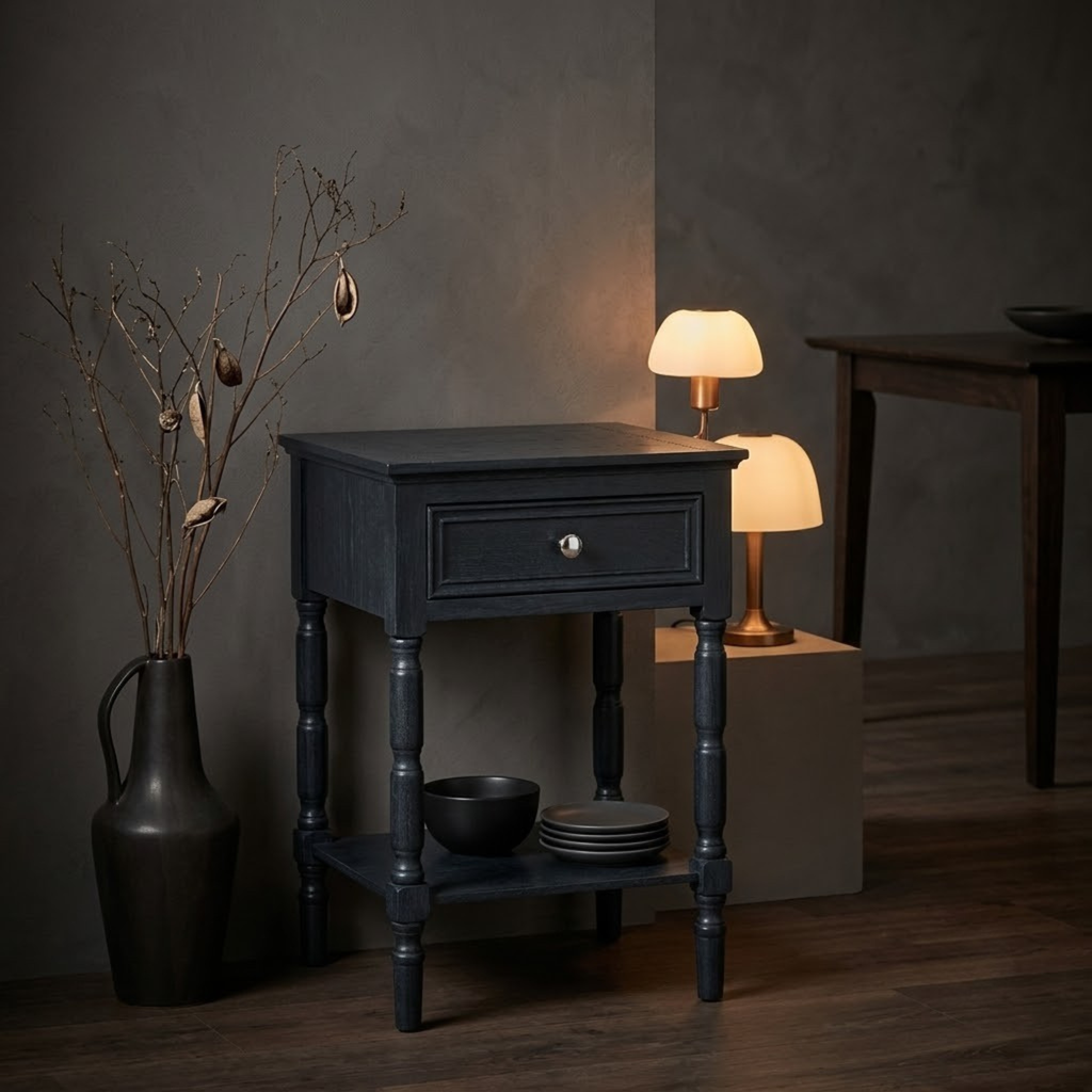 Contour 1 Drawer Side Table