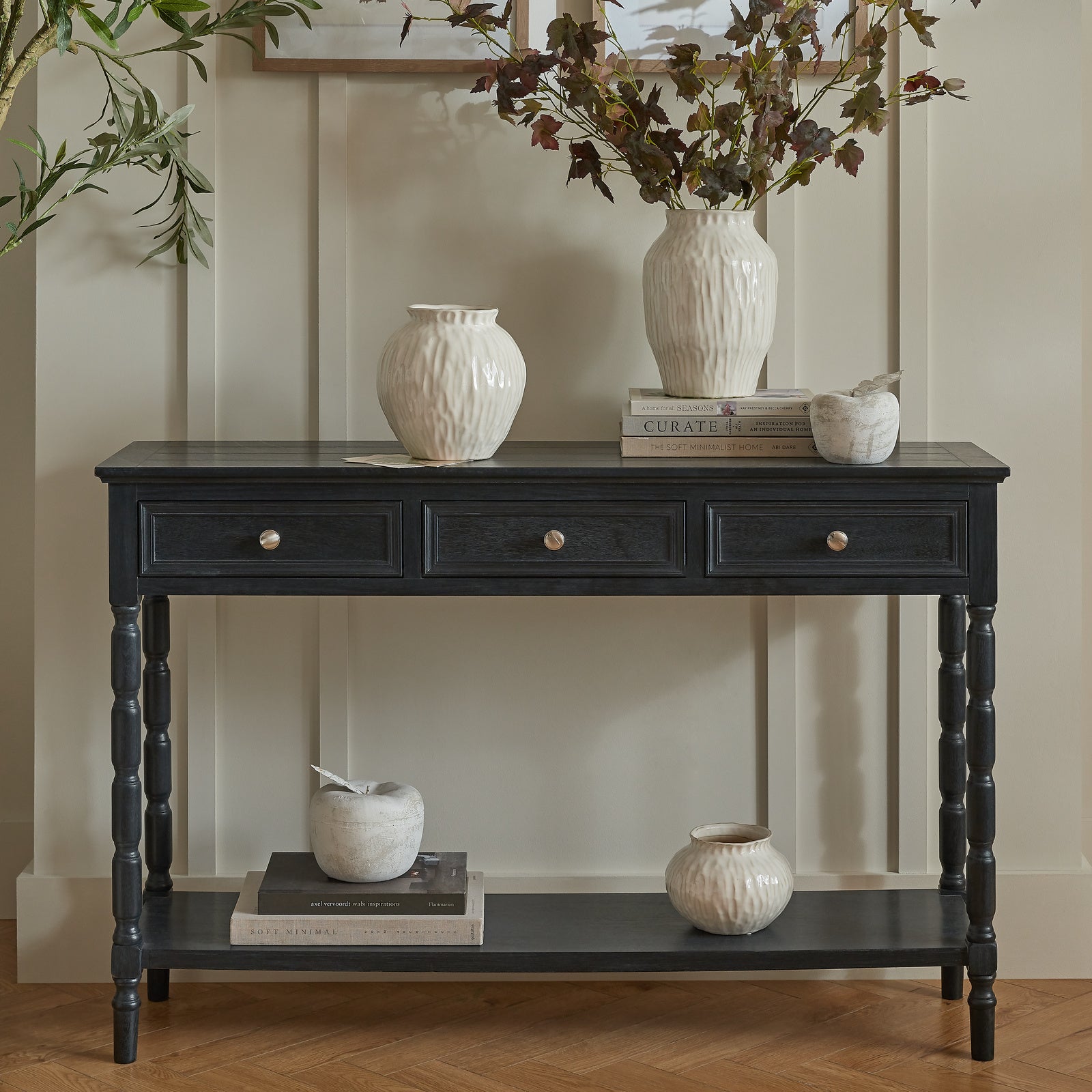 Contour 3 Drawer Console