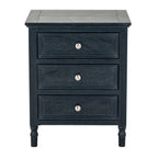 Contour 3 Drawer Side Table