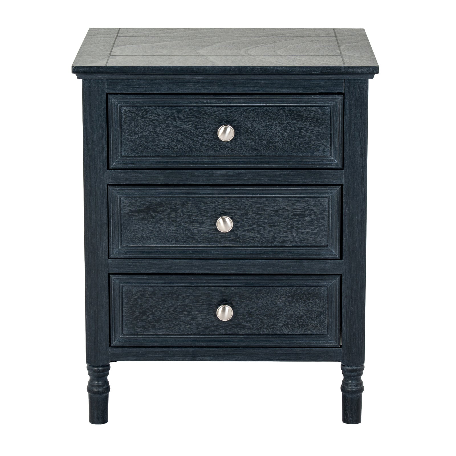 Contour 3 Drawer Side Table