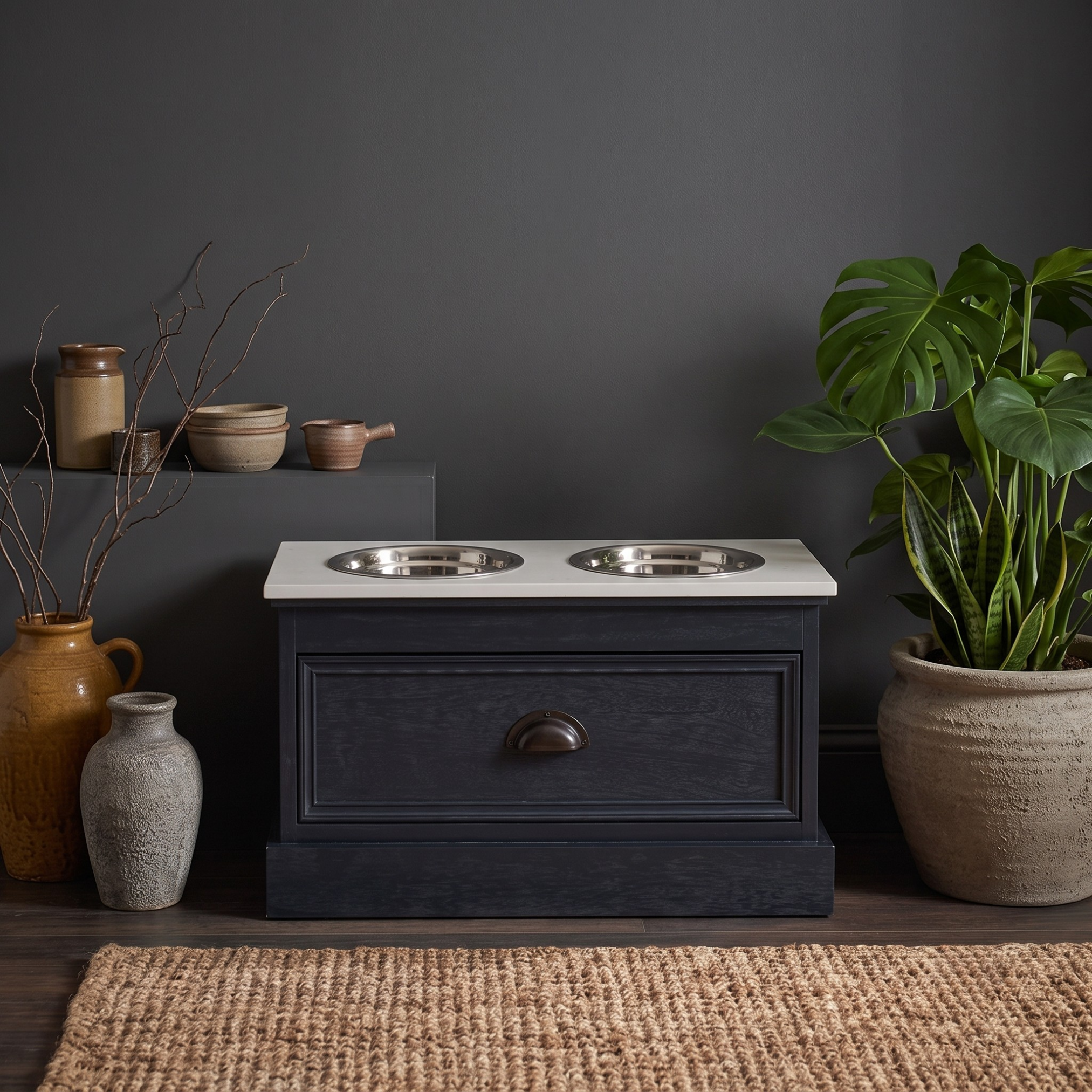 Contour Pet Feeder Table