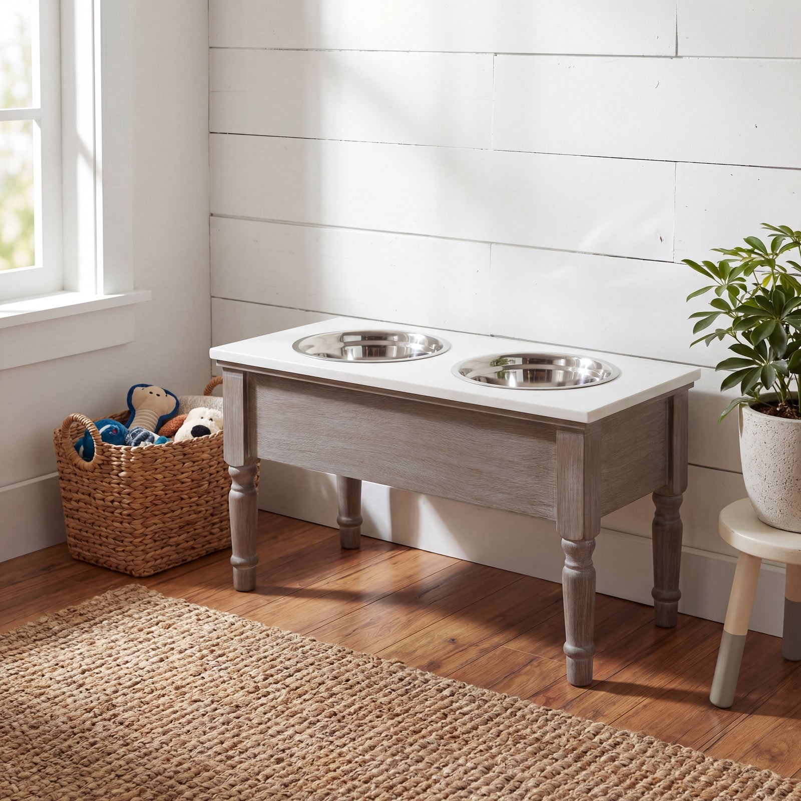 Serene Pet Feeder Table