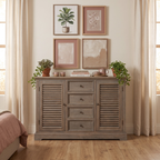 Delphine 2 Door 4 Drawer Large Dresser Base