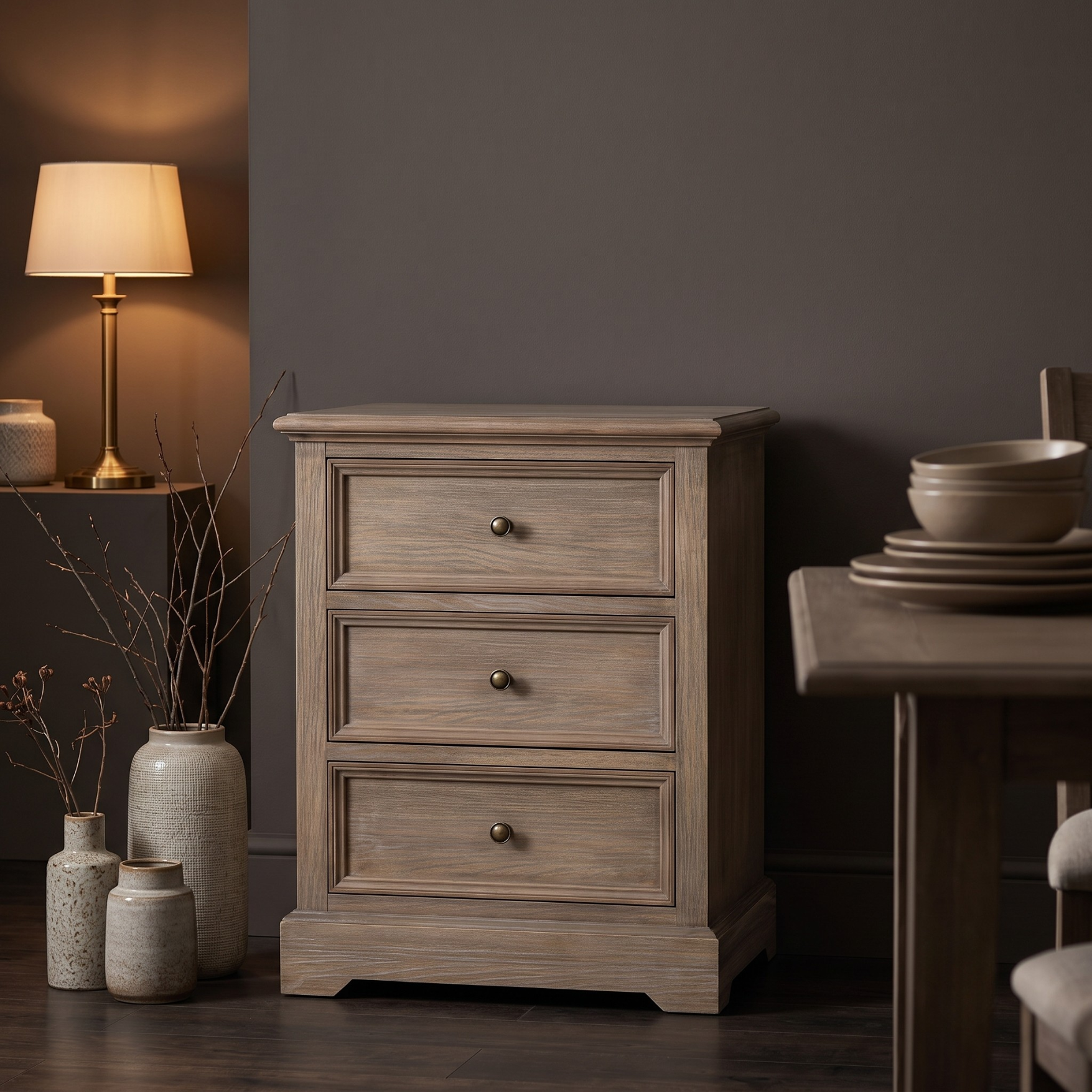 Delphine 3 Drawer Chest