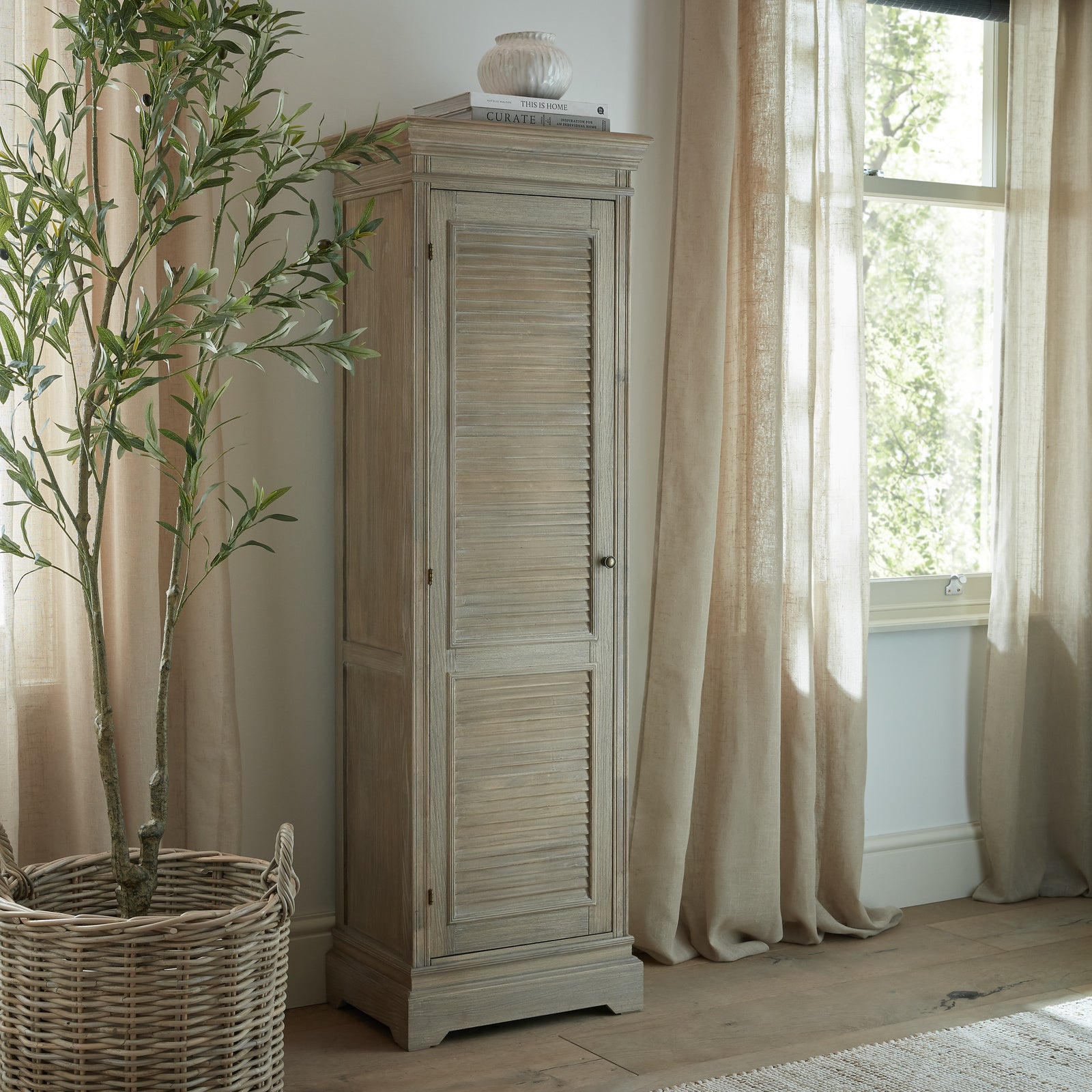 Delphine 1 Door Tall Cabinet