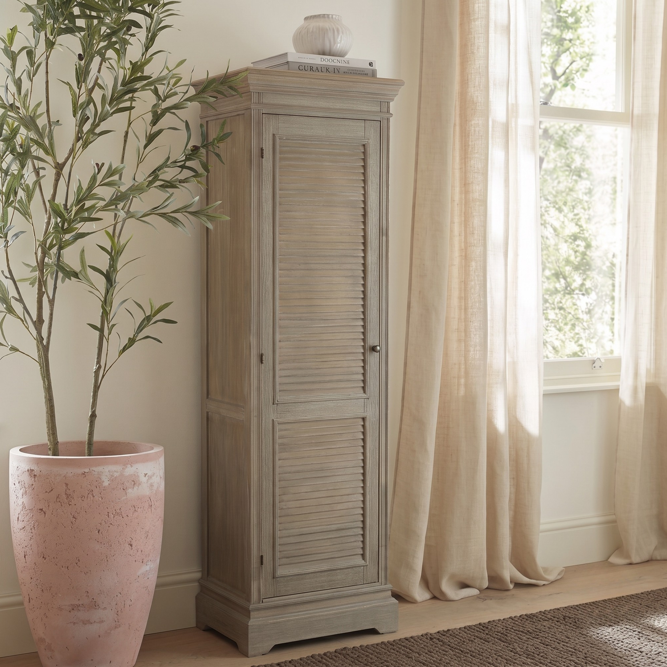 Delphine 1 Door Tall Cabinet