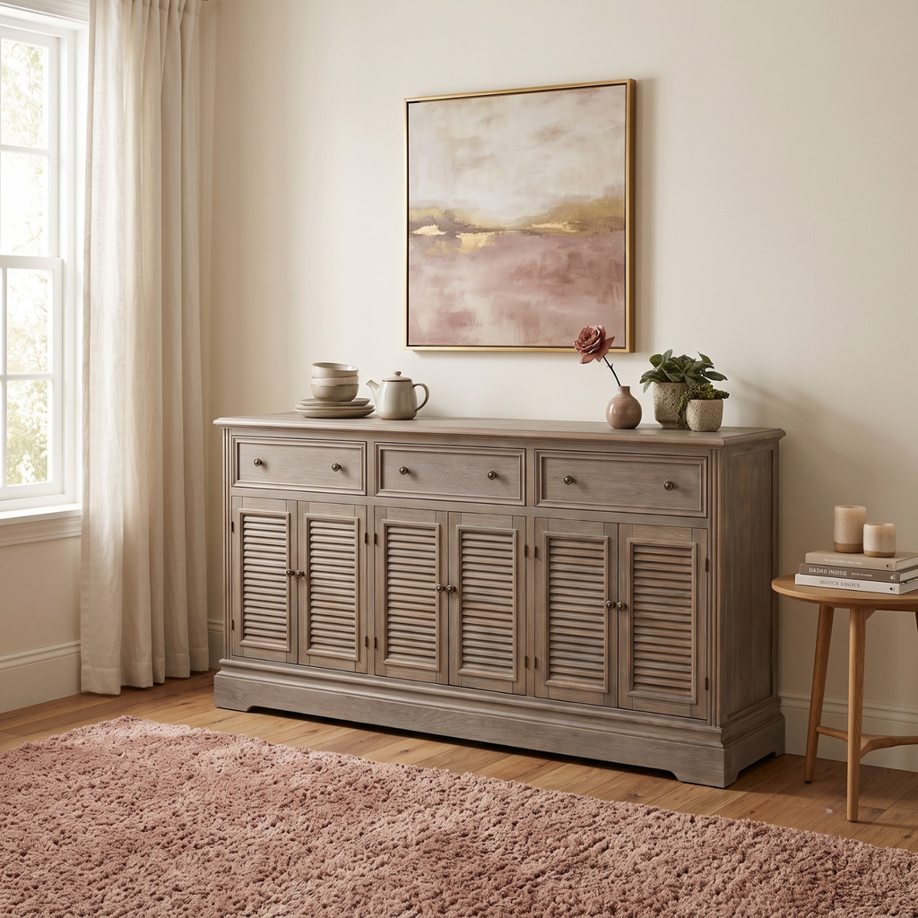 Delphine 6 Door 3 Drawer Large Dresser Base