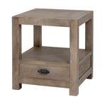 Haldon 1 Drawer Side Table With Shelf