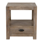 Haldon 1 Drawer Side Table With Shelf