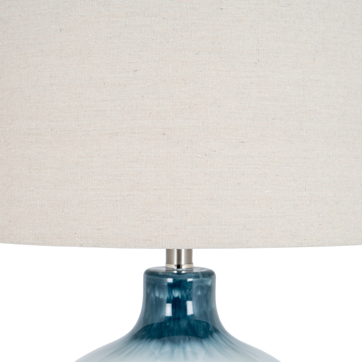 Hill Interiors Ocean Shadows Table Lamp with Linen Shade