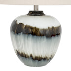 Midnight Shadows Table Lamp, Linen Shade