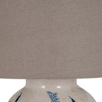 Hill Interiors Blue Flora Ceramic Pot Lamp