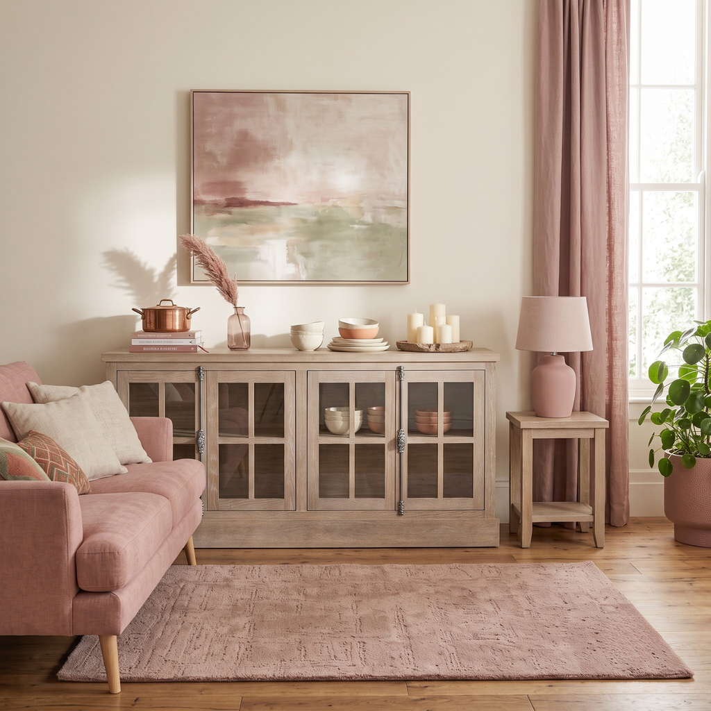 Haldon 4 Door Glazed Sideboard