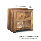 Dakota 4 Drawer Chest, 52cm