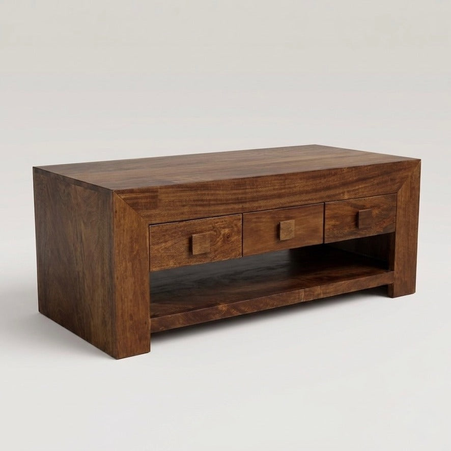 Dakota 6 Drawer Coffee Table, 110cm