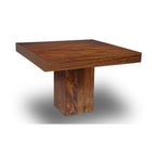 Dakota Mango Wood Cube Dining Table, 120cm