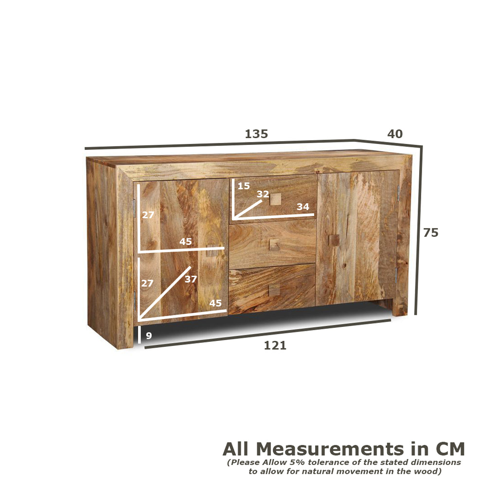 Dakota Sideboard, 135cm