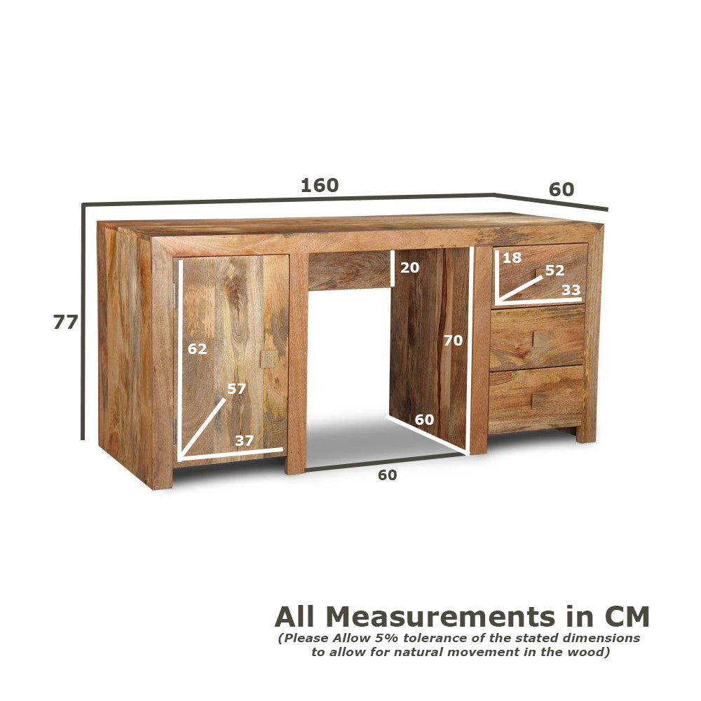 Dakota Office Desk, 160cm