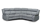 Linden Electric Recliner Sofa Grey Large Corner