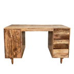 Scandi Mango Wood Desk, 126cm