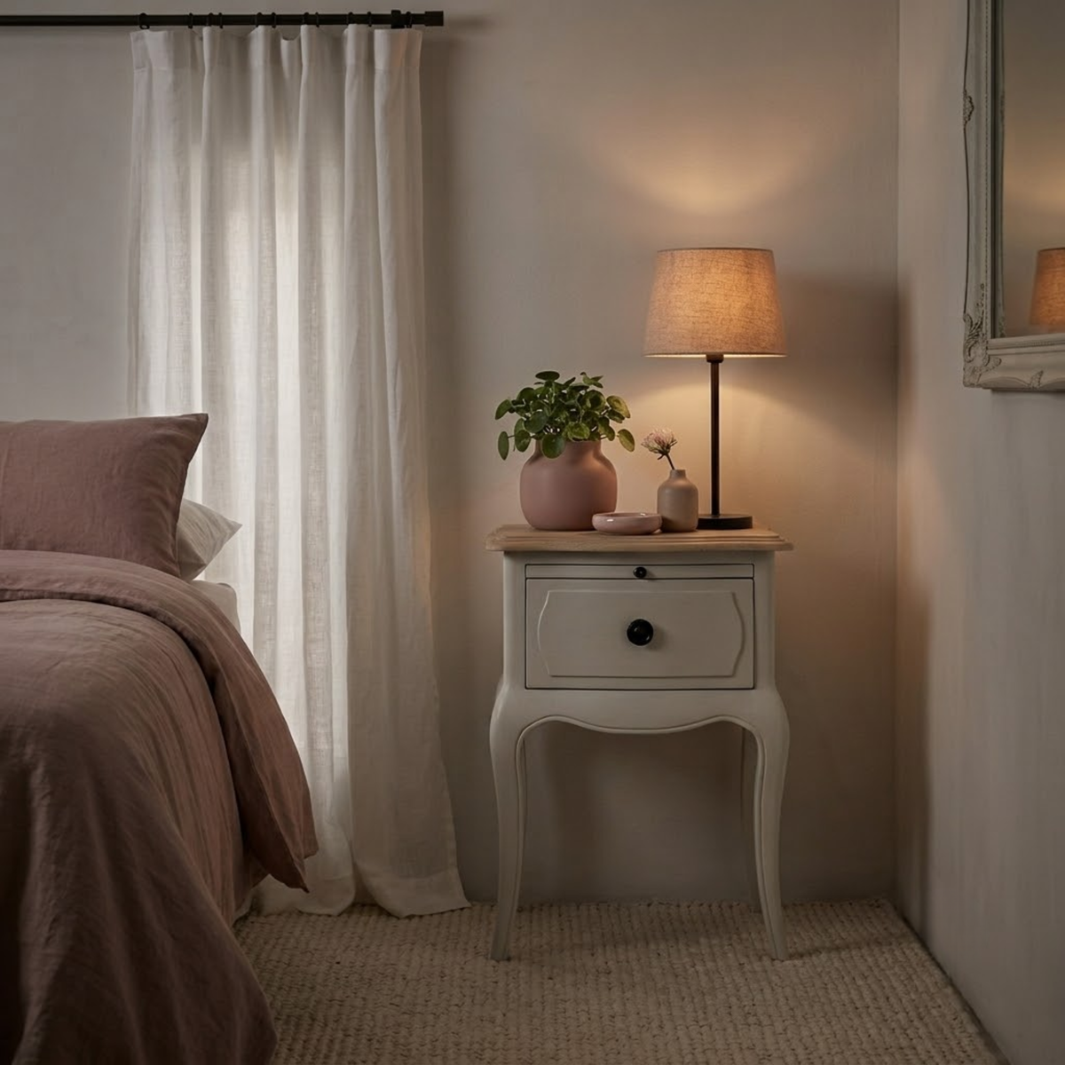 Amelie 1 Drawer Bedside